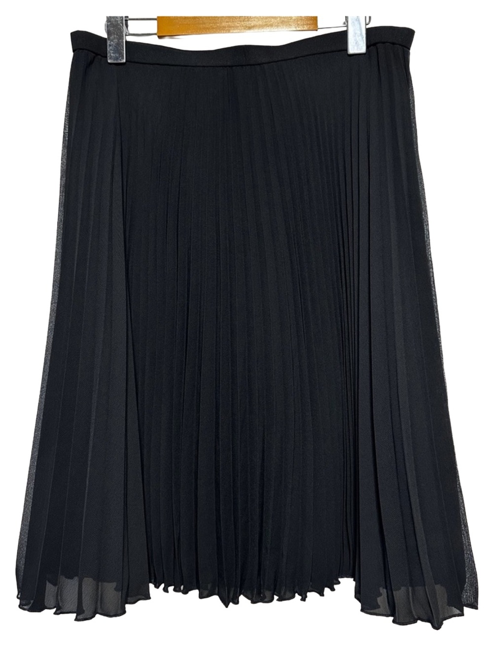 COLDWATER CREEK Pleated Sheer Skirt Dark Academia Balletcore